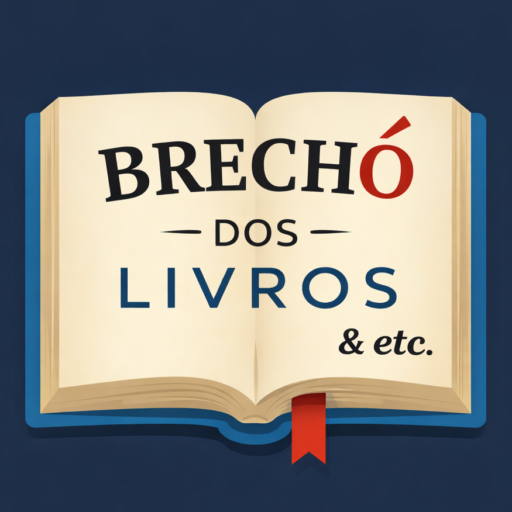 Logotipo Brechó dos Livros - Ícone de livro aberto